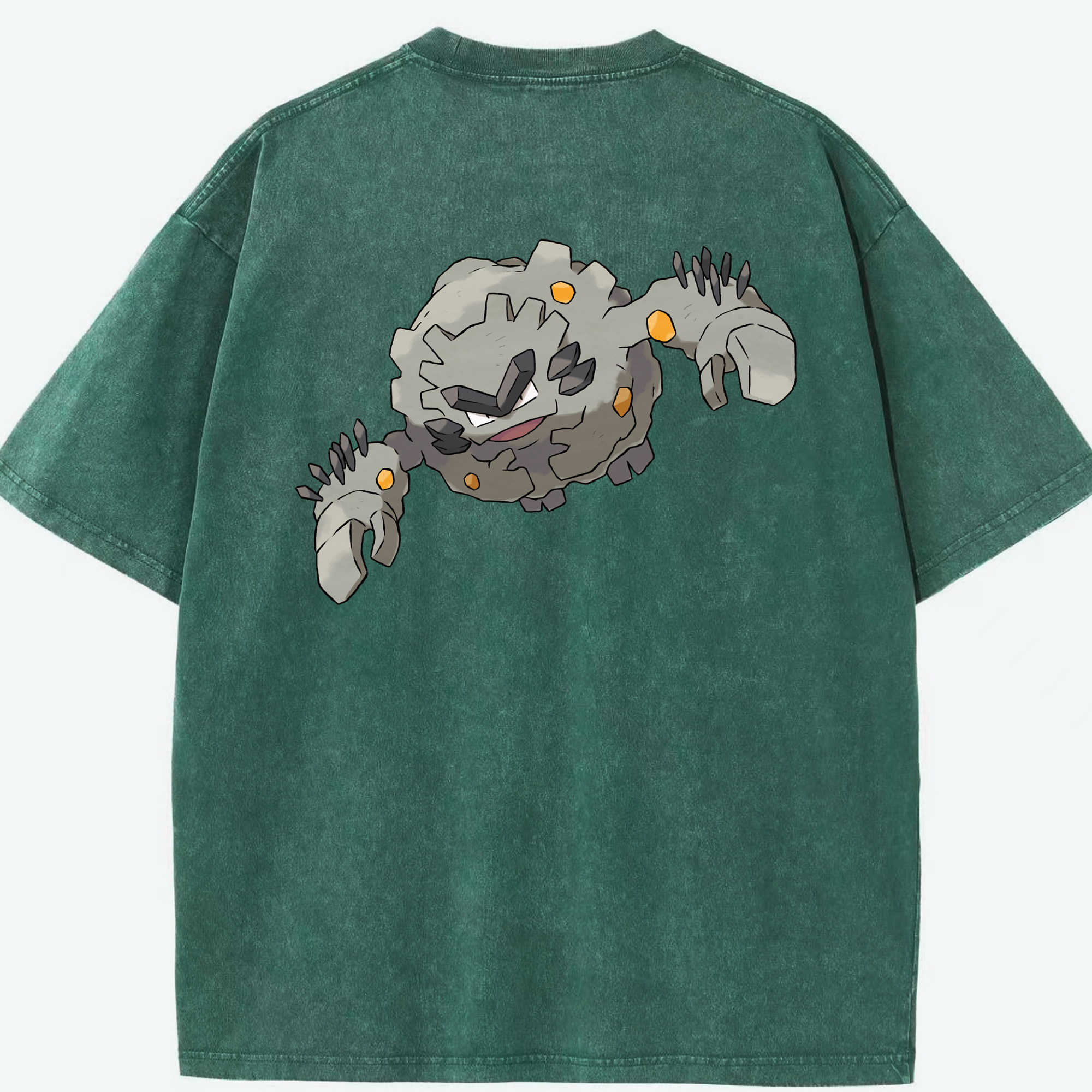 （画像用） ポケットモンスター Pokémon 綿100% ヴィンテージ風 半袖Tシャツ（背面プリント）